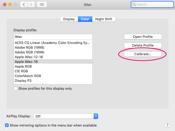 calibrate mac monitor for photo editing